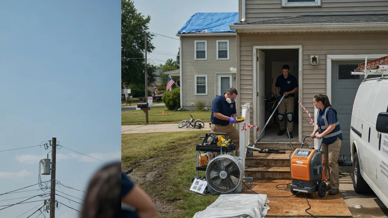 Water Damage Repair in Hawkins, WI near me